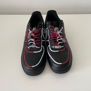 Customized Nike Air Low Top Bicolor Sneakers